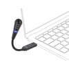 DeLOCK USB Mikrofon mit Schwanenhals und Touch Mute Button für
