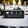 Countdown Calendar Wooden Cube with Theme Bar Permanent Year Table