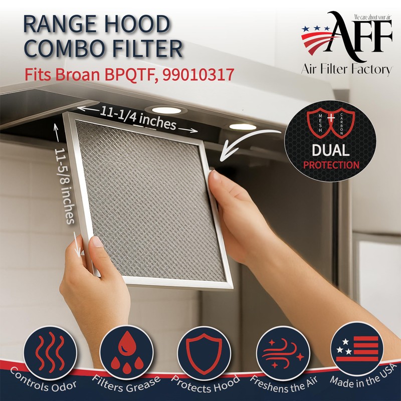 Air Filter Factory Range Hood Filter BPQTF, 99010317, QT2000, WA6500,
