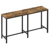 YATINEY 55" Long Bar Table, Counter Bar Height Table, High
