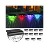 Melunar 12 Pack Solar Deck Lights Outdoor, Solar Step Lights