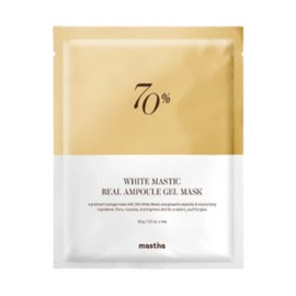 Mastina Latest Premium Mastina White Mastic Gel Mask 7 boxes (total 28 sheets, 4 sheets per box) / 최신상 프리미엄 매스티나 화이트매스틱 겔마스크 7박스 (총28매, 박스당 4매입)