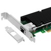 Euqvos PCIe Ethernet Network Card for Intel X540-T1 X540 Chipset
