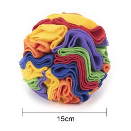 Pet Snuffle Ball Dog Puppy Slow Feeding Interactive Training Machine Washable AU S 15cm