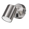 ledscom.de Wall Spotlight WAIKA Switch Chrome matt + LED lamp