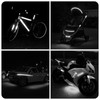 YUXIANLB 42 Pcs Reflective Bike Stickers, Multi Shapes Bicycle Reflective