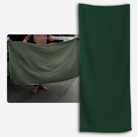 Jiyikua 2025 New Magnet Towel: Large Magnet Towels for Surfers Beach with Strand Magnetic Magnet Corners (Green)