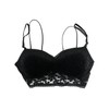 Victoria's Secret Pink Lightly Lined Lace Bralette Small Black