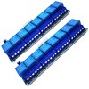 KIRO&SEEU 2pcs 8 Channel DC 5V Relay Module Board, (2PACK)