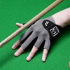 Comfortable Non-slip Lightweight Billiards Glove for Professional Players (Single) HDR Billiards Glove (Gray) 10ea