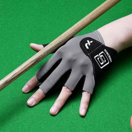 Comfortable Non-slip Lightweight Billiards Glove for Professional Players (Single) HDR Billiards Glove (Gray) 10ea