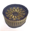 Kufi Men's Unisex Skull Cap Broad Strap Solid Hat with
