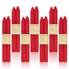 14 Pack Beeswax Taper Candles, Handmade Bees Wax Candles for