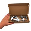 SKIR'CO (Pack of 4) Pipe Clamps for 48mm Diameter Pipe