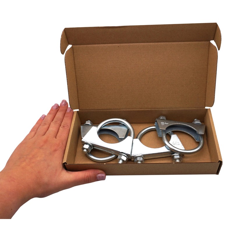 SKIR'CO (Pack of 4) Pipe Clamps for 48mm Diameter Pipe