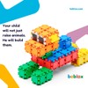 Beblox Building Blocks for Kids - 250-Piece Connecting Tiles Set