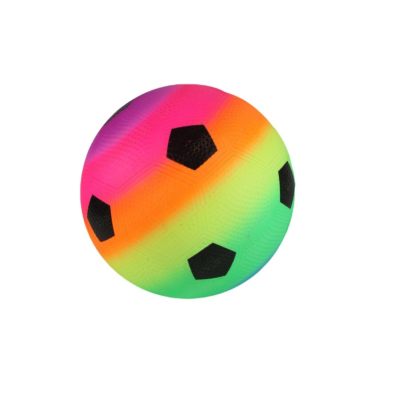 Carocak Rubber Balls, Rainbow Balls, Soft Playground Balls, Muscle Training,