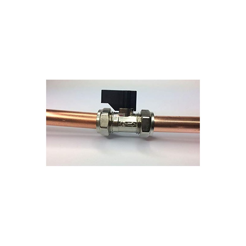 Lever Operated Isolating Valve 15mm Chrome+2 Olives Wärmer System PSW