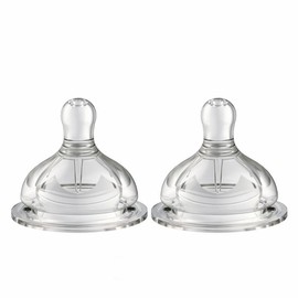 Oberni Baby Bottle Nipple, 100% Silicone,Replacement Baby Bottle Nipple for Babies, Newborn,Preemie 0-3 0-6 6-12 12+ Months