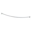 Gatco 827C Modern Minimalist Curved Shower Rod Set, 42"-72", Chrome
