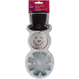 WILTON スノーマンシェイプ カッターセット 2308-5072