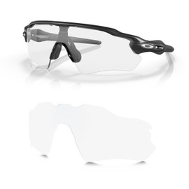 Oakley Original Radar EV Path OO9208 00005938 Clear to Black Iridium Photochromic Replacement Lenses For Men For Women+ Bundle Microfiber Pouch -FRAMES NOT INCLUDED