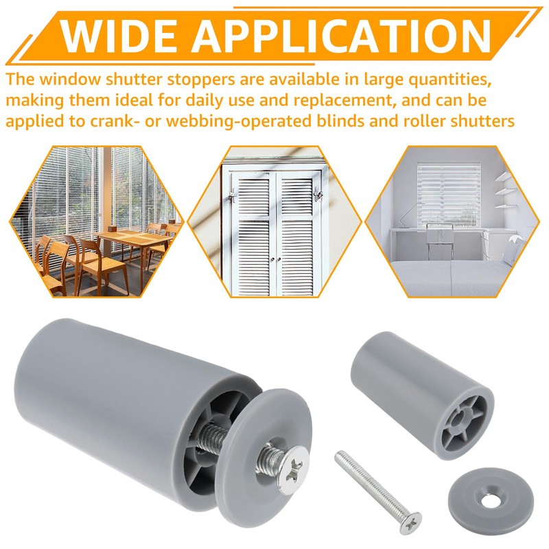 GBACHOOSE Pack of 30 Stop Buffer Stoppers for Roller Shutters,