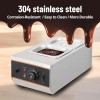 Garvee Commercial Chocolate Tempering Machine 2x1.58 QT Food Warmer 800W