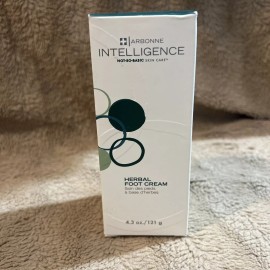 Arbonne NIB Swiss Arbonne Intelligence Herbal Foot Cream 4.3 oz Rare Vintage