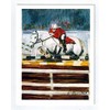 White Horse Equestrian Notecard Set - 12 Note Cards By