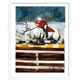 White Horse Equestrian Notecard Set - 12 Note Cards By Ruth Maystead