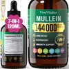 Mullein Drops for Lungs,144000mg Mullein Leaf Extract for Lungs Cleanse