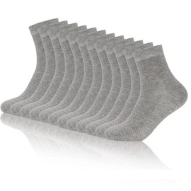 Ten Star Material Bamboo Low Quarter Thin Ankle Sock for Men and Women Anti Odor Natural Breathable Comfortable Socks 6 Pairs pack