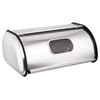 Stainless steel bread box with window