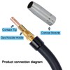 EATBALE 6Pcs MB15 15AK Contact Tip 0.8mm M6 & Tips