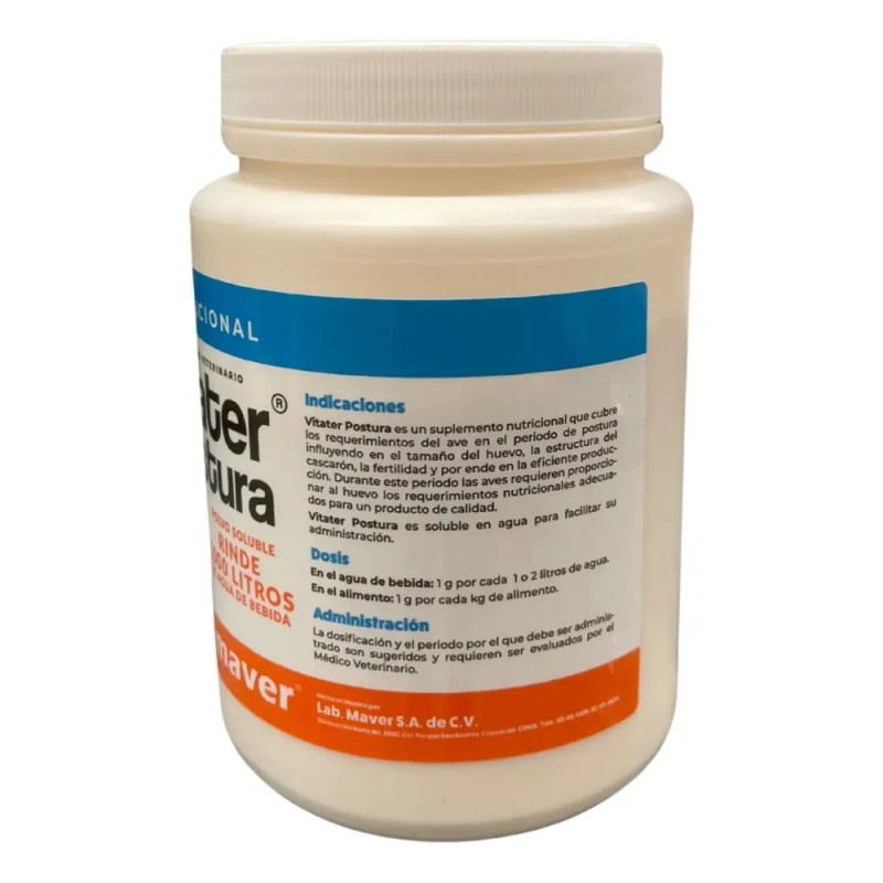 Vitater Postura 500gr // Vitaminas Mejor Postura En Gallinas