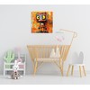 Ypxzzj Vibrant Abstract Robot Wall Art Canvas Print, 20 x