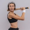 GOGO Sports Headband Sweatband Athletic Terry Cloth Head Band Black
