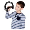 XDrum Hand Tambourine Half Moon Shape (Tambourine, 16 Pairs of