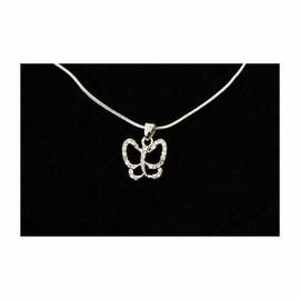 Dalina Butterfly Silhouette Necklace