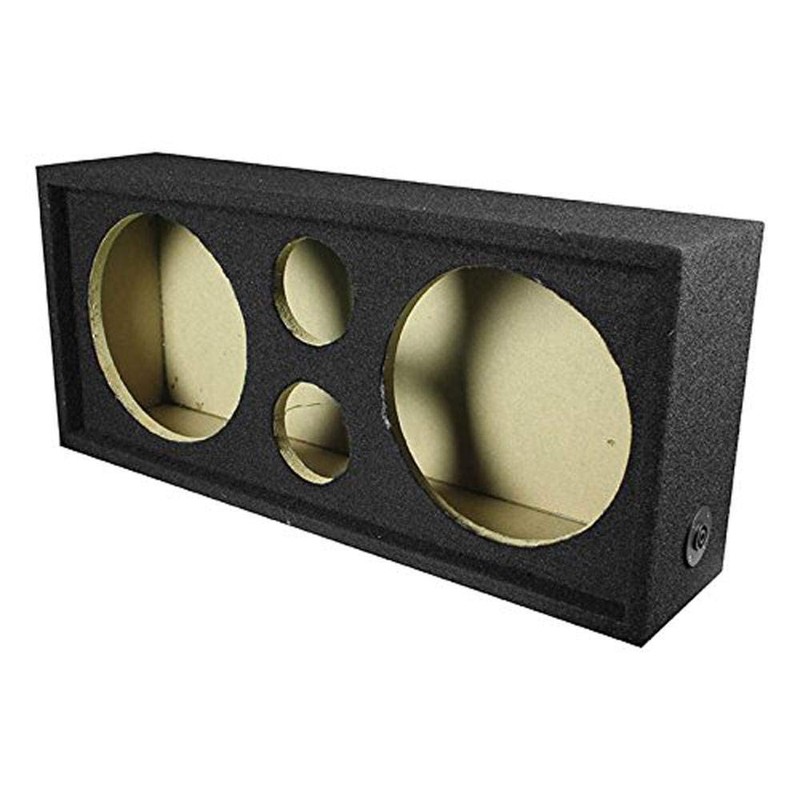 Q Power CH103S Quad Speaker Enclosure for 10-Inch Midrange Speakers