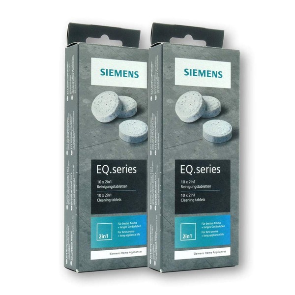 Siemens Original TZ80001 Cleaning Tablets (Pack of 2 x 10)