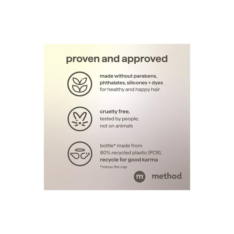 Method Men 2-in-1 Shampoo + Condtioner, Cedar + Cypress, Paraben