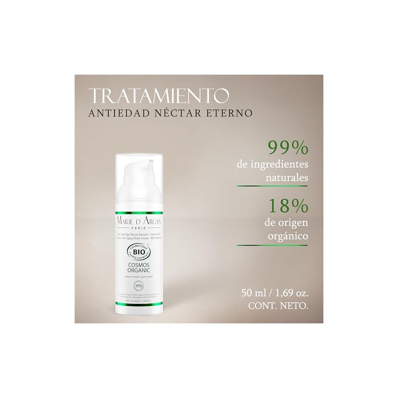 Marie D'Argan Crema Facial Antiedad Néctar Eterno 50 ml