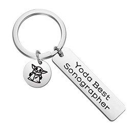 SERIAA Sonographer Gifts Graduation Gifts for Ultrasound Student Best Sonographer Key Chain (Sonographer Key Chain)