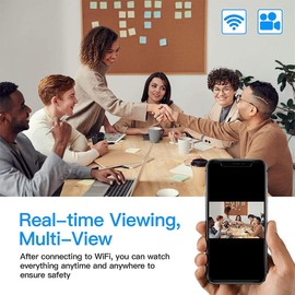 XNJ Mini WiFi Camera 1080P Indoor Surveillance Camera Motion Detection Remote Viewing for Security with App