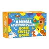 Animal Adventure Puzzles Home Sweet Home: Ten 2-Pieces Jigsaw for