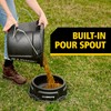 Rubbermaid Commercial Products Brute 2-Gallon 3-in-1 Flat-Back Feed Bucket with