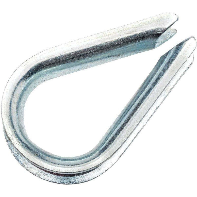 Campbell T7670609 1/8" Galvanized Wire Rope Thimbles
