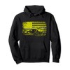 American Flag Snowmobile Apparel - Snowmobile Pullover Hoodie